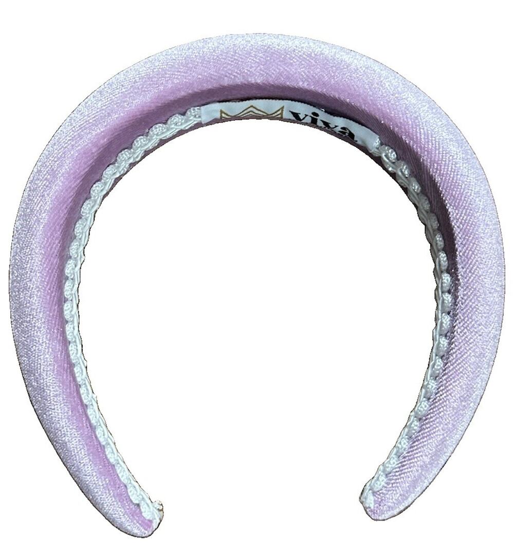Viva La Duchesse Womens Purple Padded Fabric Headband Hair Accessory- NEW